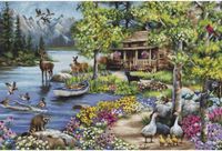 Luca-S Cabin by the Lake borduren (pakket) B2410