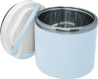 Nerthus Thermosfles voor solide, pastelblauw, meisjes, 700 ml inhoud, roestvrij staal 18/8