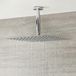 Hudson Reed Kubix Ensemble de douche 3 voies avec mitigeur encastré, pomme de douche, douchette à main avec barre de glissière et douches latérales - Chrome