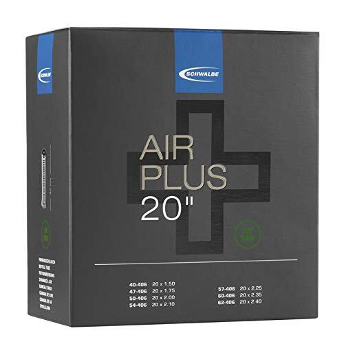 Schwalbe Air Plus slang, zwart, eenheidsmaat