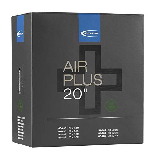 Schwalbe Air Plus slang, zwart, eenheidsmaat