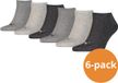 Puma Sneakersokken Plain 6-pack Antraciet Melange-43/46