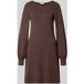 b.young Robe mi-longue en mélange de viscose modèle 'OTARI'