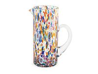 H&h Veneziano glazen kan, veelkleurig, 1,3 l
