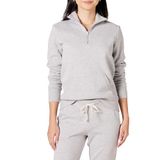 Amazon Essentials Dames Fleece Top met Lange Mouwen en Kwartrits
