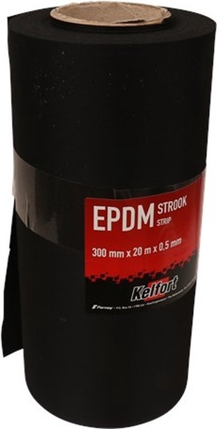 EPDM Folie Zwart 0.30X20M X0.5mm - 1525905