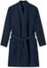SCHIESSER Essentials badjas - heren badjas wafelpique donkerblauw