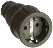 UNITEC 40554L massief rubber, geaarde koppeling