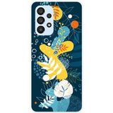 1001 coques Samsung Galaxy A33 5G Sea flowers bedrukt siliconen hoesje