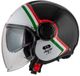 NZI Ringway 2 Duo Skyline Casque jet L Noir/Blanc Italie