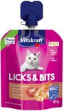 Vitakraft Licks & Bits Kat Kaas & Garnaal 1 x 60 gr