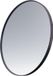 Saniclass Retro Line Ronde Spiegel - 100cm - Mat Zwart