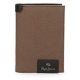 Pepe Jeans Hilltop, Bruin, Eén maat, verticale portemonnee
