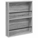 vidaXL - Tijdschriftenrek - Grijs - Sonoma - 60 x 12 x 70 cm - Bewerkt hout
