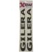 Merkloos / Sans marque PePe Parts sticker woord [gilera] zwart 2-delig