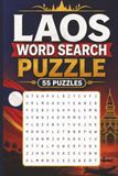 Laos Word Search Puzzle: 55 Puzzles Word Search about Laos and More | 6x9 inches, 110 pages | Gift for Laos & Countries Lover