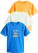 Next - Dames - Set van 3 zware basic T-shirts - Blauw