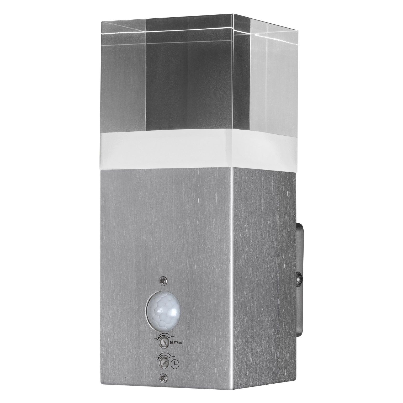 LEDVANCE ENDURA STYLE CRYSTAL Outdoor Wall Light | LED | Steel | IP44 | Motion & Twilight Sensor