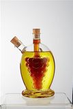 Pratesi 93690 Olie- en oliekan van glas C/T, kurk, 10 x 8,6 x 15,2 cm, 420 m, 18/8 roestvrij staal, meerkleurig