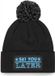 Bellatio Decorations Wintersport muts met pompom - Ski You Later - zwart - glitter - Apres ski