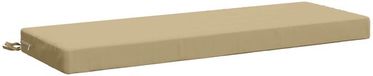 vidaXL Bankkussen SOEST 100% Polyester Beige 120 x 40 x 8 cm