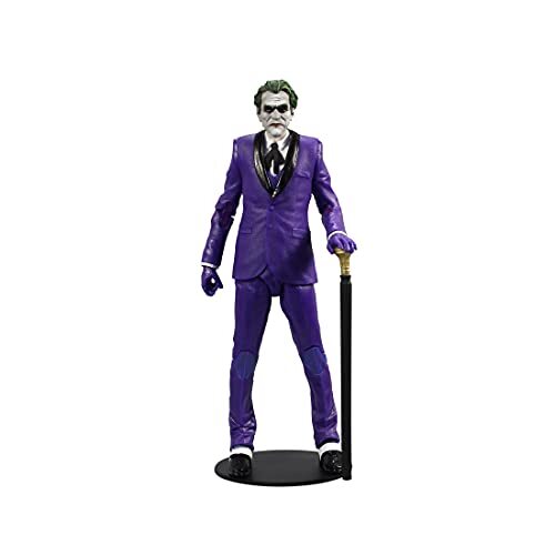 Mcfarlane TM30139 DC Multiverse Batman Drie 7IN figuren WV1-THE Joker (Classic), Multicolour