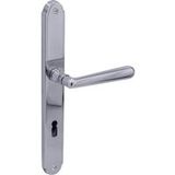 Fimet Garniture Fimet plaque longue ALT WIEN en laiton, norme DIN, chrome poli, BB - canon de couleur