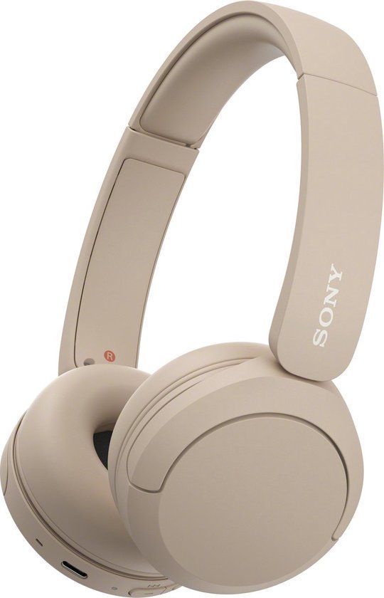 Sony WH-CH520 Draadloze On-Ear Hoofdband Headset - Crème