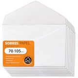 Witte Ofiturie Witte Enveloppen met Puntige Klep