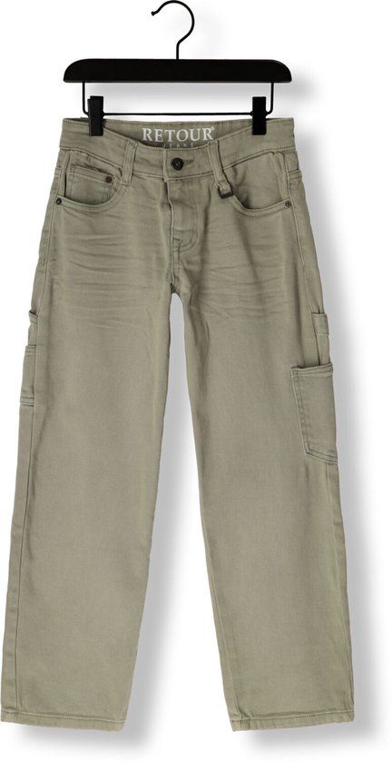 Retour Jeans Retour Rocko Jeans Jongens - Broek - Khaki - Maat 146