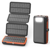A ADDTOP Powerbank op zonne-energie, 20.000 mAh, 22,5W Snelladen