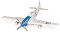 New Ray 20212 Sky Pilot schaal 1: 72, P-51 Mustang, modelkit