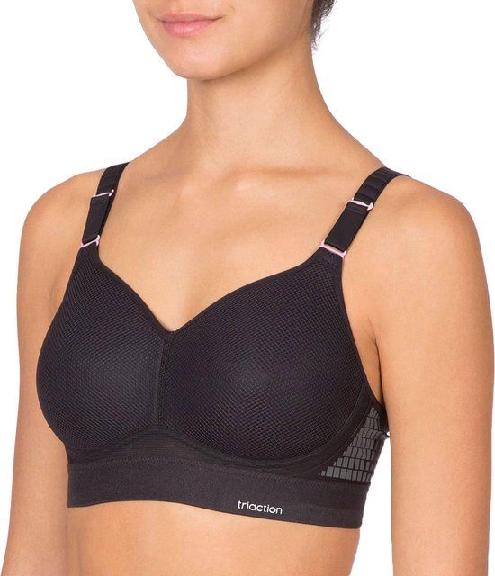 Triumph Triaction Hybrid Lite P EX Sportbeha - 85C - Zwart