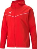 Puma Teamrise Regenjas Sportjas - Maat XL - Mannen - Rood