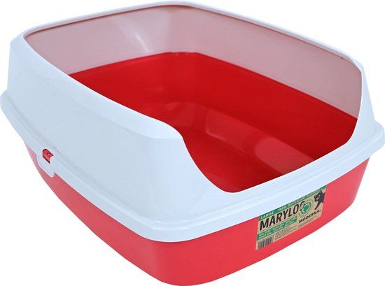 Moderna Maryloo Kattenbak - Spicy Coral - 39 x 52 x 22 cm - Gerecycled Kunststof