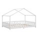 OutdoorMatch lit enfant Edgar - Avec protection anti-chute - 120x200 cm - Blanc, mat