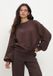 MSCH Copenhagen Mschbrooke Ima Q Sweatshirt Truien & vesten Dames - Sweater - Hoodie - Vest - Bruin - Maat M/L