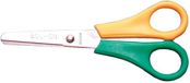 Bouhon schaar | ft 14 cm | links | ronde punt | RVS | geel/groen