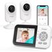 Babyfoon met camera - 2,8 inch IPS-scherm - Nachtzicht - VOX-modus - 2-weg audio - 300 m bereik
