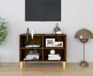 Maison Exclusive meuble TV chêne fumé