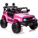 POSTACK Voiture Électrique Enfant 12v, 2 Places - Suspension À Ressort, 3 Vitesses, Télécommande Parentale - Led, Sans Fil - Idéale Pour 3-8 Ans - Couleur : Rose