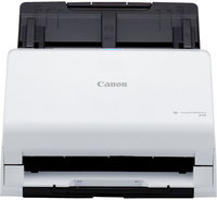 Canon imageFORMULA R30 Scanner - ADF + Sheet-fed - 600 x 600 DPI - A4 - White