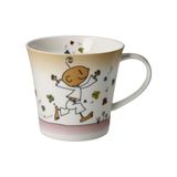 Koffie-/theekop Goebel Koffie/Thee Mok Vlinders in de buik De kleine yogi