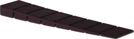 Deltafix Deurwig - 4 stuks - bruin - rubber - 10 x 0,7 cm