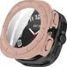 Wigento Samsung Galaxy Watch Ultra 47mm / Ultra 2025 Beschermhoes + 9H gehard glas, roze