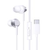 Baseus Encok HZ11/CZ11 In-ear Bedrade Oortelefoon - Type-C/3.5mm Jack