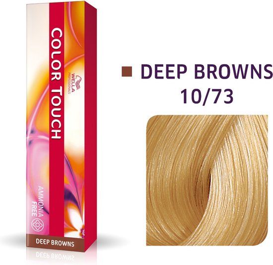 Wella Professionals Color Touch - 10/73 Deep Browns - 60ml - Semi-Permanent Hair Dye