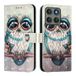 Motorola Étui Portefeuille Motorola Edge 60 Pro - Série Wonder - Hibou