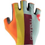 CASTELLI 4522036-346 Competizione 2 Handschoenen voor heren, fietshandschoenen, groen/donkerrood/bordeauxrood/passievrucht/scharlava S