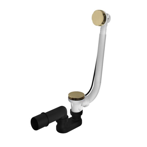 Hotbath Cobber Verlengde Badoverloop Geborsteld Messing